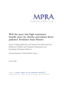 Will the poor and high consumers benefit more by obesity