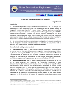 No. 55 - Julio 2012. - Consejo Monetario Centroamericano