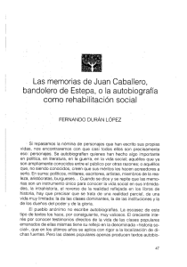Las memorias de Juan Caballero