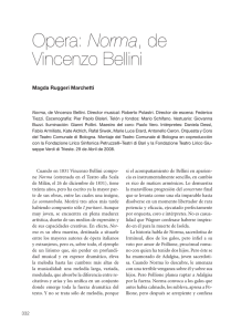 Opera: Norma, de Vincenzo Bellini