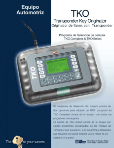 Equipo Automotriz - ILCO Key Systems