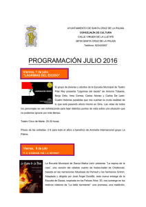 programación julio 2016 - Ayuntamiento de Santa Cruz de La Palma