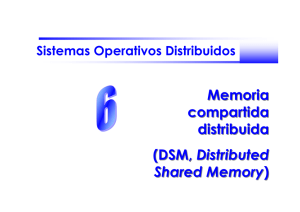 Memoria compartida distribuida (DSM, Distributed Shared Memory