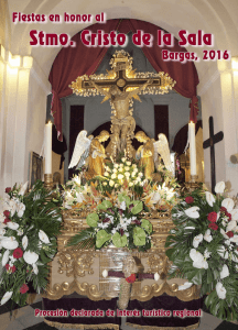 Libro de Fiestas 2016 - Hermandad del Santísimo Cristo de la Sala