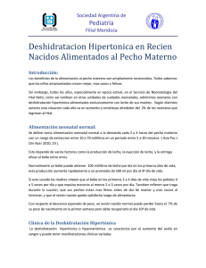 Deshidratacion Hipertonica