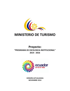 Programa - Ministerio de Turismo