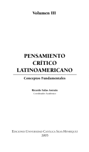 Pensamiento crítico latinoamericano III