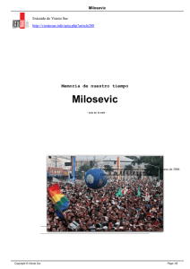 Milosevic - Viento Sur