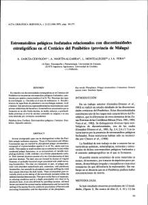 Estromatolitos pelágicos fosfatados relacionados con