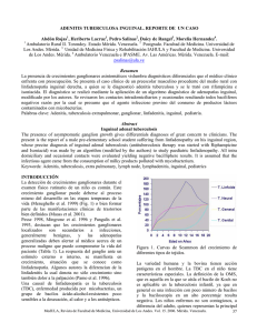 ADENITIS TUBERCULOSA INGUINAL. REPORTE DE
