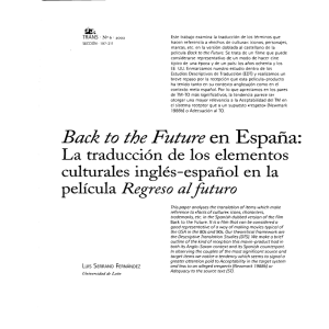 Back to the Future en España: La traducción de los