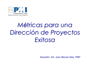 Métricas para una Direcciòn de Proyectos Exitosa