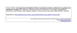 Las hegemonías de Estados Unidos y las alianzas sociales