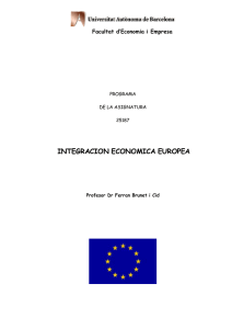 integracion economica europea