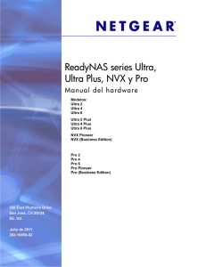 ReadyNAS Ultra, Ultra Plus, and Pro Series Hardware Manual