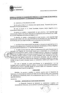 addenda al convenio con la universidad de salamanca. programa