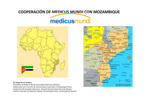 COOPERACIÓN DE MEDICUS MUNDI CON MOZAMBIQUE