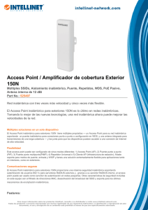 Access Point / Amplificador de cobertura Exterior 150N