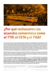 ¿Por qué rechazamos los acuerdos comerciales como el TTIP, el