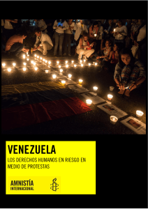 Venezuela los derechos humanos en Riesgo en medio de protestas