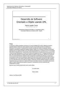 Desarrollo de Software Orientado a Objeto usando UML