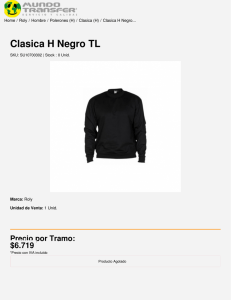 Mundotransfer - Clasica H Negro TL