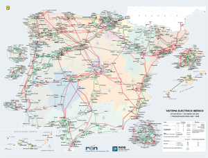Mapa del Sistema Eléctrico Ibérico. (PDF - 1.22 MB)