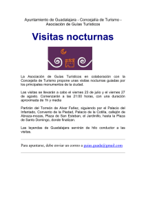Visitas nocturnas - Ayuntamiento de Guadalajara
