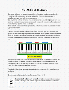 notas en el teclado - himno escuela francisco matias lugo