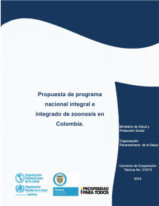 Propuesta de programa nacional integral e integrado de zoonosis