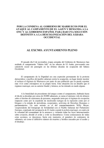 moción urgente de condena al gobierno de marruecos. pleno 19