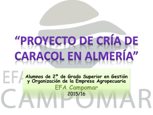 Proyecto de Cría de Caracol en Almería
