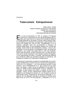 Tuberculosis Extrapulmonar - Universidad Nacional de Colombia