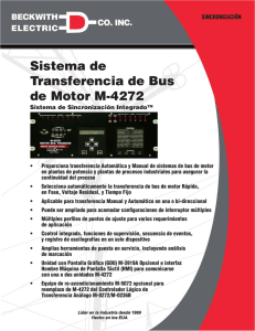 Sistema de Transferencia de Bus de Motor M-4272