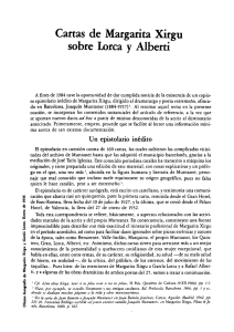 pdf Cartas de Margarita Xirgu sobre Lorca y Alberti / Josep María