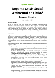 Reporte Crisis Social Ambiental en Chiloé
