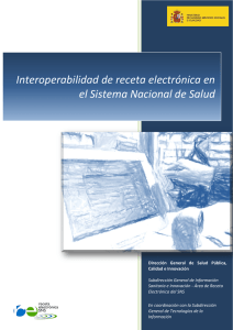 Proyecto de interoperabilidad de receta electrónica del SNS