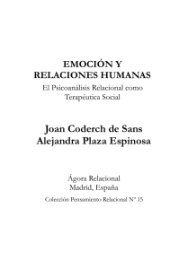 Emoción y relaciones humanas