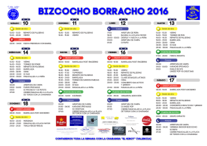 bizcocho borracho 2016