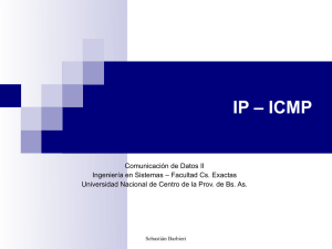 IP – ICMP - Facultad de Ciencias Exactas