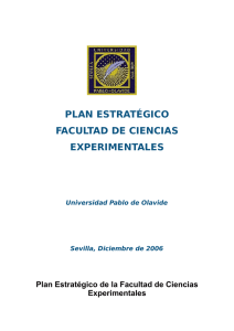 Plan estratégico - Universidad Pablo de Olavide, de Sevilla