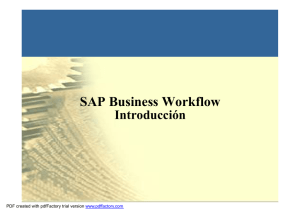 Workflow 1 - Introducción