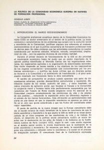 La política de la Comunidad Económica Europea en materia de