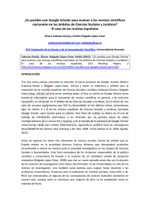 Las revistas españolas de ciencias sociales y - E