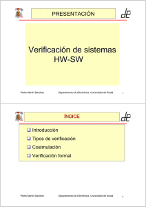 Verificación de sistemas HW-SW