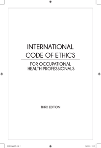 international code of ethics