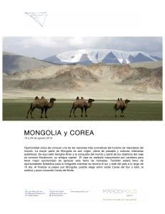 MONGOLIA y COREA - MarcoPolo siglo21