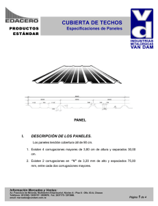 cubierta de techos - Industrias Van Dam