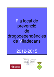 Pla local de prevenció de drogodependències de Viladecans 2012