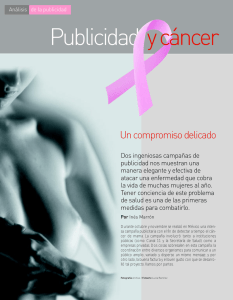 Publicidad y cáncer
